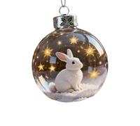 JSGHGDF Christmas Wildlife Acrylic Ornament Set Efficient Shatterproof Decors Feature Detailed Animal Silhouettes Designs Christmas Animal Decors User Fiendly