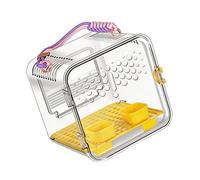 JSGHGDF Clear Bird Cage for Opening Spaces Sun Resistant Portables Safe Pet Housing for Small Animal Weatherproof Pet Cage