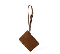 JSGHGDF Closure Suedes Wallet, Card Slots with Coin Pocket Professional Travel and Commute Essential Zipper Closure Suedes Wallet Card Slots Coin Pocket Professional Travel Commute Essential