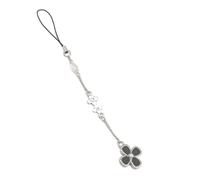 JSGHGDF Clovers Charm Mobile Phone Chain Lanyard Cartoon Anime Flower Pendant Keychain Hanging Rope Strap Backpack Bag