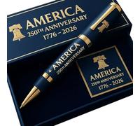 JSGHGDF Collectors Edition Gel Pen Americans 250 Years Anniversary Premium Metal Ensures Reliability Quick-drying Smooth Writing
