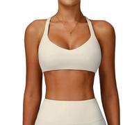 JSGHGDF Comfortable Workout Cistern Top for Stretching Pilates Sweat Wicking Polyamide Blend Smooth Motion Multiple Color Sports Bra