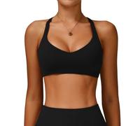 JSGHGDF Comfortable Workout Cistern Top for Stretching Pilates Sweat Wicking Polyamide Blend Smooth Motion Multiple Color Sports Bra
