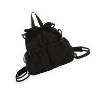 JSGHGDF Compact Backpack with Inner Organizers Pockets Breathable Nylon Bag Casual Daypack for Offices Commuting or Shopping Drawstring Backpack