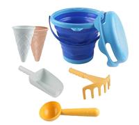 JSGHGDF Compact Folding Water Bucket with Drain Holes for Pool Enjoyment Activity Folding Sand Bucket