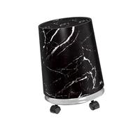 JSGHGDF Compactly Space Saving Marbled Trash Bin 2.1Gallon Removable Inner For Under Sink Cabinet Toilet Bedroom Office Use Small Trash Can