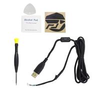 JSGHGDF Complete Maintenance Bundles Paracord Cable Feet Screwdriver for G502 Smooth Operations Gaming Equipment