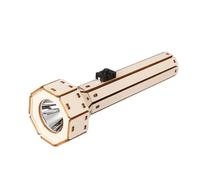 JSGHGDF Creative Children Educational Science Project Toy Wood Flashlight Craft Kits for Learning and Classroom Teaching Wooden Science Project Toy
