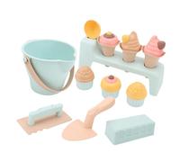 JSGHGDF Creative Sand Play Set Beach Sand Bucket Toy with Icecream Cone Molds for Outdoor Activity Sandcastle Activity Toy Ice Cream Castles