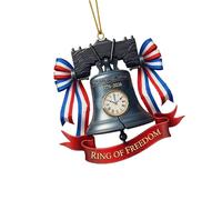 JSGHGDF Decorative Acrylic Bells Shaped Decoration Ornament Celebrating 250 Years Americans Independence Party Supplies Commemorative Souvenir