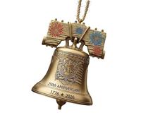 JSGHGDF Decorative Acrylic Bells Shaped Decoration Ornament Celebrating 250 Years Americans Independence Party Supplies Commemorative Souvenir