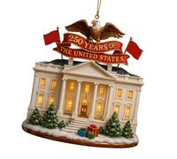 JSGHGDF Decorative Acrylic Bells Shaped Decoration Ornament Celebrating 250 Years Americans Independence Party Supplies Commemorative Souvenir