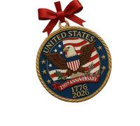 JSGHGDF Decorative Acrylic Bells Shaped Decoration Ornament Celebrating 250 Years Americans Independence Party Supplies Commemorative Souvenir