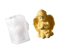 JSGHGDF Detailed Cherubim Elastomer Flame Cast with Release for Creative Undertakings Recyclable Silicone Flame Cast