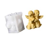 JSGHGDF Detailed Cherubim Elastomer Flame Cast with Release for Creative Undertakings Recyclable Silicone Flame Cast