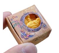JSGHGDF Detailed Tiny Chinese Moon-cakes Permanent Rosin Miniatures Safe for Kids Model House Locations and Assemblies Educational Chinese Cultural Miniatures