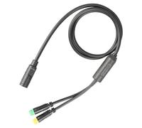 JSGHGDF Display Thumb Throttle Cable Adapter 1T2 Transfer Waterproof for BBS01 / 02B Electric Bike Part Enhanced Flexibility Transfer Waterproof