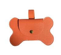 JSGHGDF Dog Poop Bag Dispenser Bone Shaped Pet Poop Bag Holder Portable Pet Trash Bag Dispenser for Dog Walking