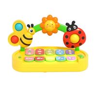 JSGHGDF Early Learning Piano Toy for Kids 0 18 Months Participatory Brighten Access 4 Sound Approaches Detachable Infant Activity Gift Babybash Boys & Girls
