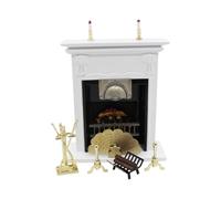 JSGHGDF Educational Doll House Fireplaces Miniatures Zakka Toy Pretend Play Realistic Model Fireplaces Model Small Size
