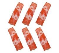 JSGHGDF Educational Food Simulation Set: 6 Beef Roll Models for Cognitive Development Pretend Cooking Scene Arrangement Faux Meat Toy