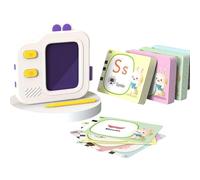 JSGHGDF Educational Writing Board for Toddler with Flashcards Interactive Bilingual Language Vocabulary Learning Machine Toy Talking FlashCards