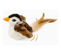JSGHGDF Electric Flapping Bird Plush Toy Cats with Chirping Sound to Stimulate Interactively Play and Exercise Bird CATs Toy