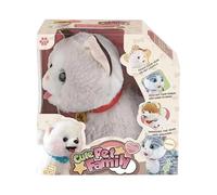JSGHGDF Electric Plush Pet Robot Animal Companion Toy with Life Like Sound Effects and Movement for Toddler Crawl Learning Fun Simulation Electric Pet Toy