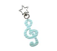 JSGHGDF Elegant Musical Symbol Keyring Accessory Acrylic Alloy Compact Size Ornament For Daily Use or Special Occasion Gifts
