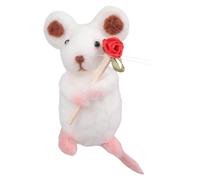 JSGHGDF Fabric Balloon Animal Set for Art and Home Decoration Featuring Heart Pattern Innovative Balloon Animal Felting Set Featuring Hearts