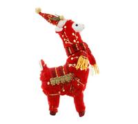 JSGHGDF Fascinating Plush Alpacas Holiday Decor for Seasonal, Red L