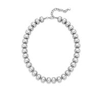 JSGHGDF Fashionable Oversized Bead Necklace Geometric Beaded Clavicle Chain Accessories Comfortable Jewelry for Daily Wear Modern Jewelry