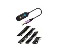 JSGHGDF Fast Speed 140W Type C Female to DC5525 5521 Power Supply Cord for Efficient Charging of Various Devices Type C Power Adapter Cable Laptops Tablets and Digital Devices