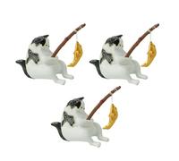 JSGHGDF Fishing Figurines FishTank Decorations Handmade Garden Figurine PVC Art Sculpture For Aquarium Outdoor