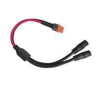 JSGHGDF Flexible XT60I Female to Double DC7909 DC8mm Female Power Cord for Portable Solar Panel