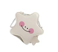 JSGHGDF Forward Star Pattern Tiny Bag Dense Crossbody Plan Impermeable Substance Simple Face for City Existence PU Tiny Bag