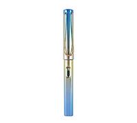 JSGHGDF Fountain Pen Metallic Color Pen Body Piston-Filled Visible Window 0.5mm for for Kid
