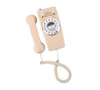 JSGHGDF Functional Retro Landlines Phone Dials Redial LED Indicators for Use BatteryFree Operations Retro Fixed Phone