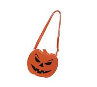 JSGHGDF Halloween Themed Color Contrast Handbag Impermeable PU Building Example Storage Student Essential Large Capacity Work Bag