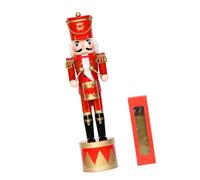 JSGHGDF Hand Painted Wooden Nutcrackers Drummer Soldier Figurine, Z3625