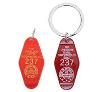 JSGHGDF Hotel Room 237 For Key Tag Nice Car For Key Ring Hotel Motel Keychain Co Inspired For Key Tag Keyrings Hanging Pendant K, C, Standard