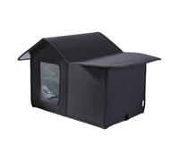 JSGHGDF House Shape Cats Shelter Ventilation Ensuring Comfort for Homeless Dog in Various Climates Secure Design Wandering Puss Bed