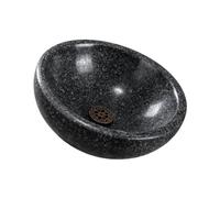 JSGHGDF Incenses Holder Incenses Burners Ashes Catcher, Black stone SMALL