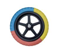 JSGHGDF Kids Polystyrene Stability Cycle Trichromatic Spume Disks Thin Plan Outdoor Continue Toy for Stability Skill Development Tripartition Color Spume Wheel Cycle