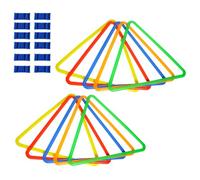 JSGHGDF Kids Sport Toss Rings Set with Buckles, 38CM triangle10cir