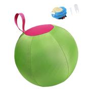 JSGHGDF Large Inflatable Ball for Dogs Toy Perfect for Backyard Beach Outdoor Activity Interactive Dog Ball for Active Breeds Mental Dog Inflatable Toy