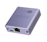 JSGHGDF Metal Ethernet Switches 2 Port 1000Mbps RJ45 Gigabit Networking Splitter for Seamlessly Data Sharing Gigabit Ethernet Splitter