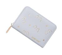JSGHGDF Minimalist Cartoon Cats Wallet Friendly PU Construction Organized Card Holders Compact Size Ideal for on the Go Stylish Cats Print Wallet