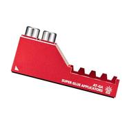 JSGHGDF Modeling Glues Stand with Integrated Storage Slots and AntiTip Base for Professional Model Crafting Task Model Glud Applicator Stand