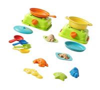 JSGHGDF Multicolored Sand Play Set with Different Forms for Kids, Green | Long Lasting Sand Activity Gear Set Encourages Creativity and Hand Coordination Growth for Kids Outside Play